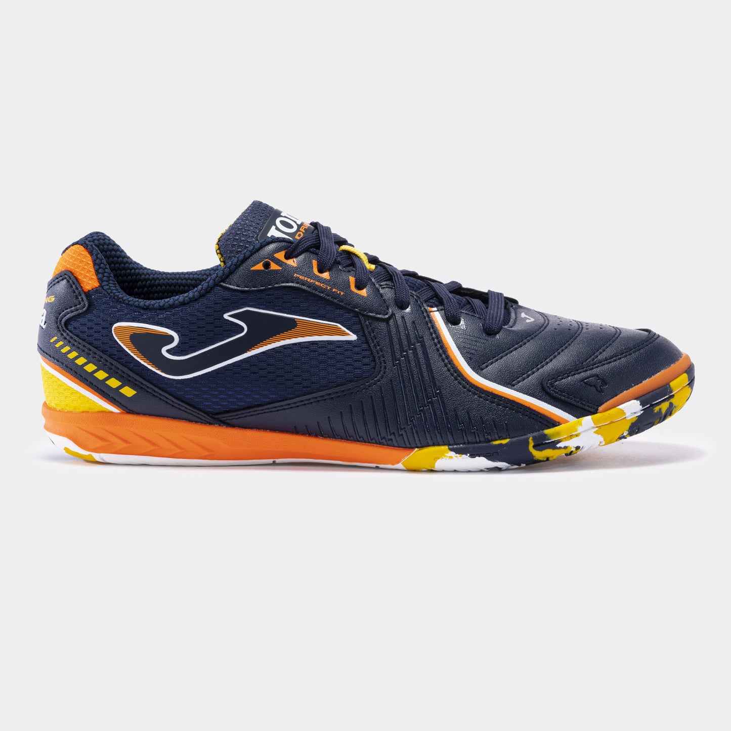 Tenis Tachones de Futbol de Sala JOMA Dribling 2333 Ind Azul Marino - Naranja