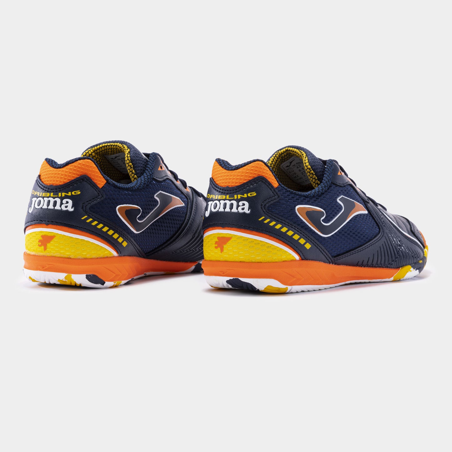 Tenis Tachones de Futbol de Sala JOMA Dribling 2333 Ind Azul Marino - Naranja