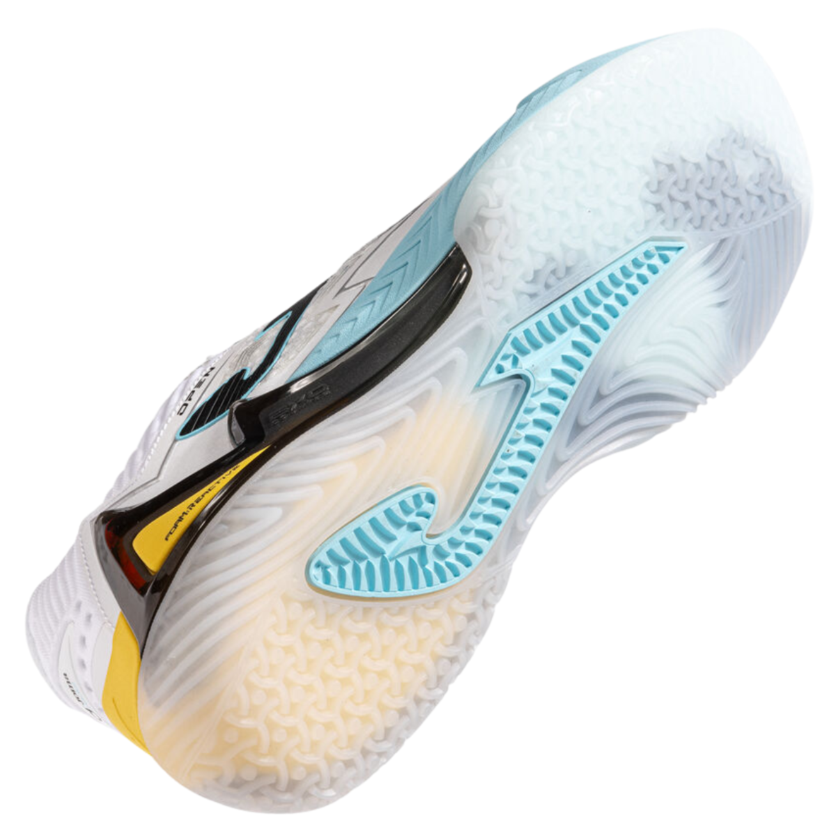 Tenis Joma Padel Hombre Open Men 2502 (white Turquoise) Topes2502om Blanco Con Turquesa