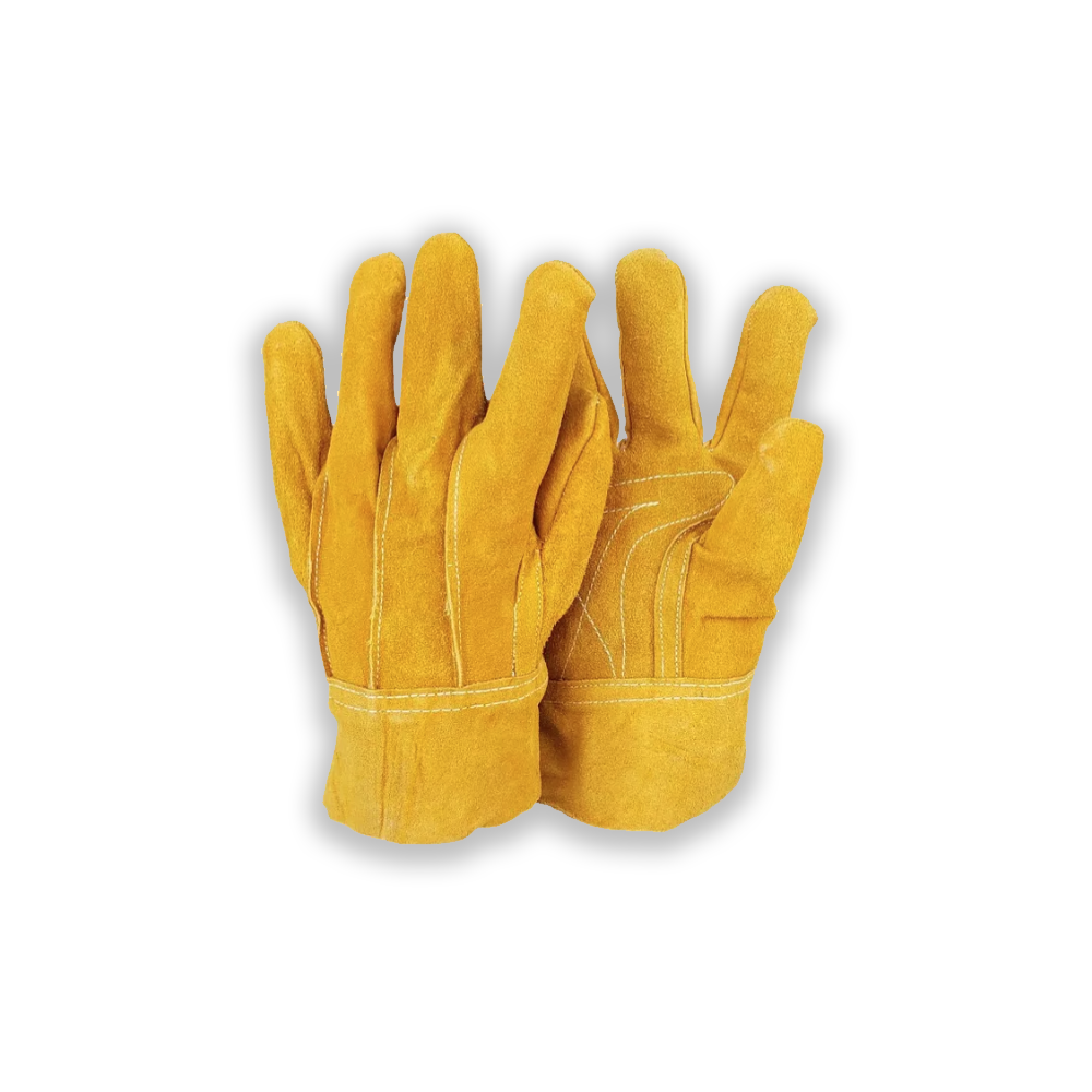 25 Pares de Guantes de Carnaza Cortos Económicos